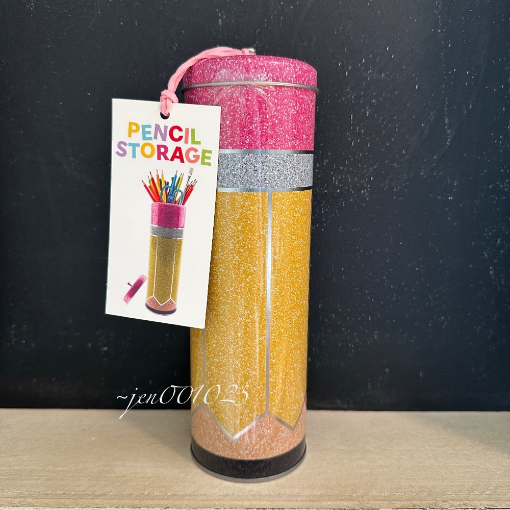 Target Bullseye Playground Pencil Storage Tin